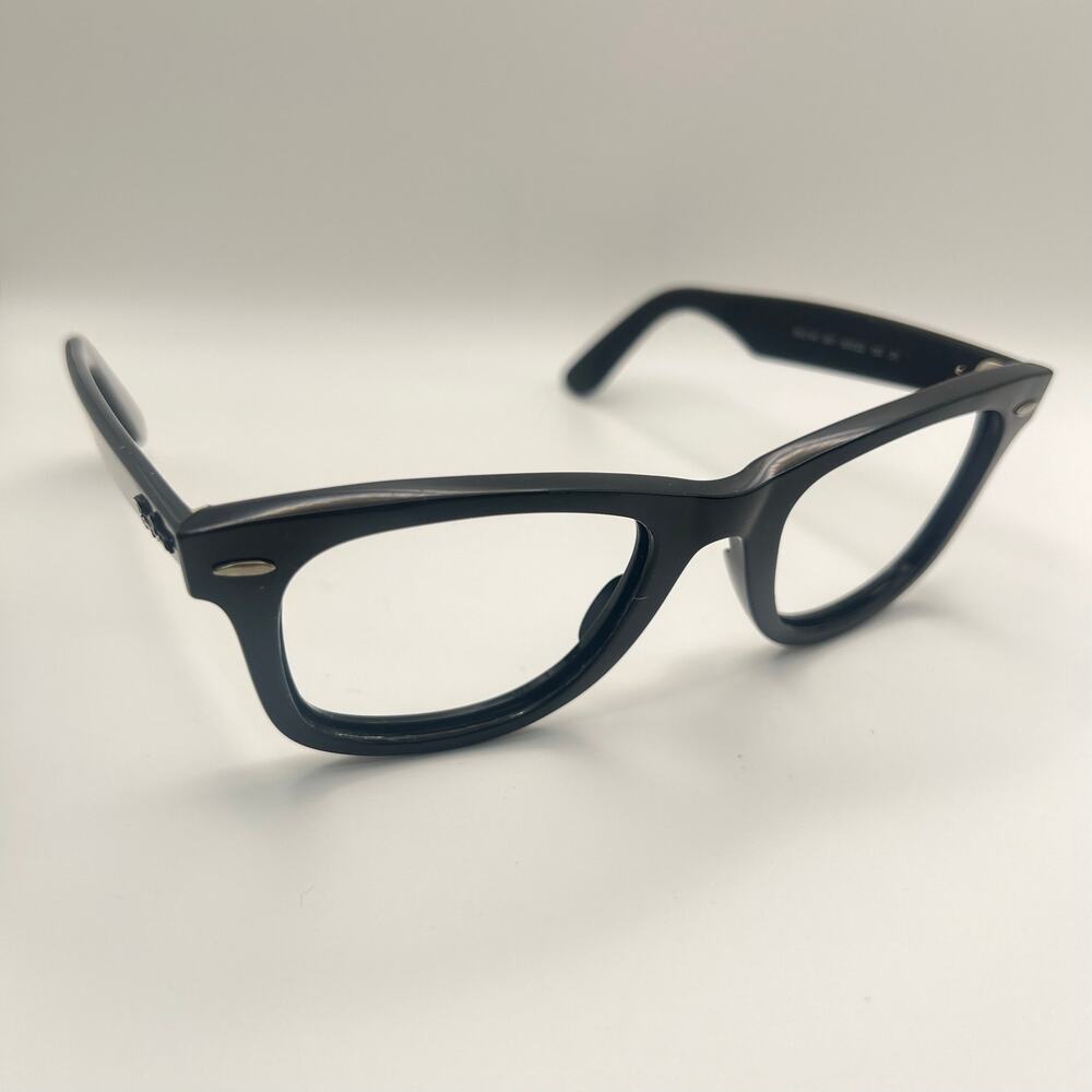 Ray-Ban RB2140 901 Wayfarer Sunglasses Polished Black FRAME ONLY 50-22-150 Italy
